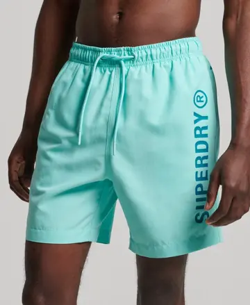 Superdry pánske plavky tyrkisové