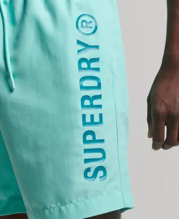 Superdry pánske plavky tyrkisové