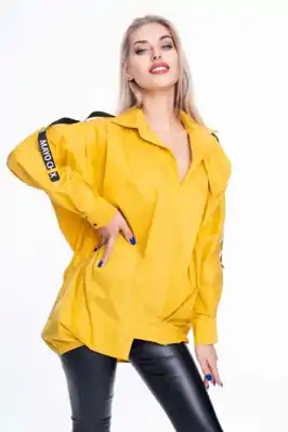 Mayo Chix košela tunikova žltá