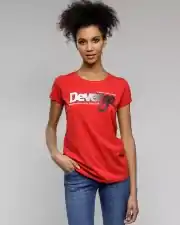 Devergo dámske tričko červené