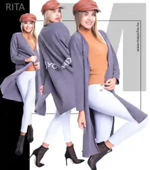 Mayo Chix sveter RITA sivý