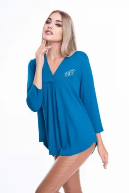 Mayo Chix tričko volné ELIPSE modré