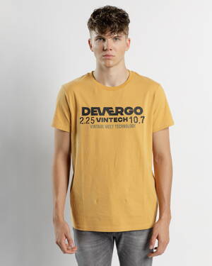 DEVERGO pánske tričko žlté