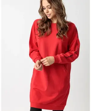 Devergo dámske šaty červená