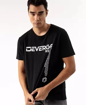 Devergo pánske dlhorukávové tričko čierne
