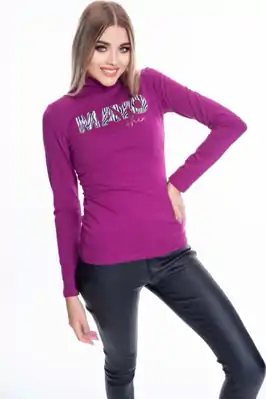  Mayo Chix Portský rolák fny. "zebra" FUXIA