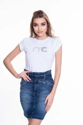 Mayo Chix Ľahké tričko MC Biele