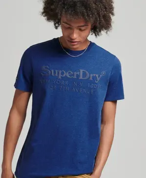 Superdry pánske tričko Vintage Graphic T-Shirt modré