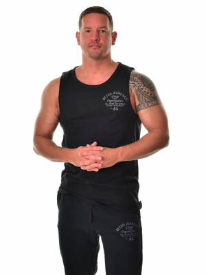 Pánske tričko ROSENBLATT tank top black RETRO Jeans