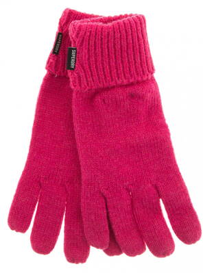 Dámske rukavice Heritage Ribbed Gloves SUPERDRY