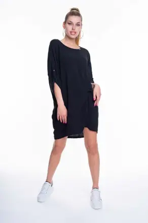 MAYO CHIX tunikové šaty Penta čirne