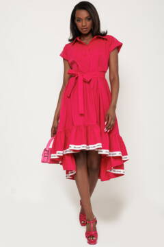 AMNESIA šaty Amoli pink