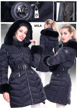 Mayo Chix kabát MILA čierny