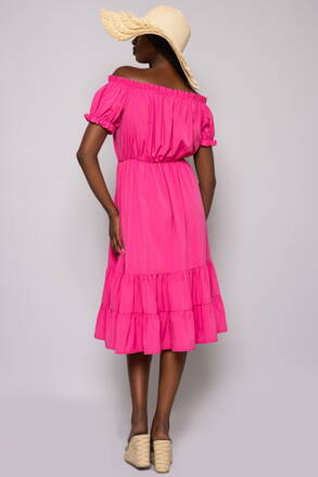 AMNSIA šaty pink
