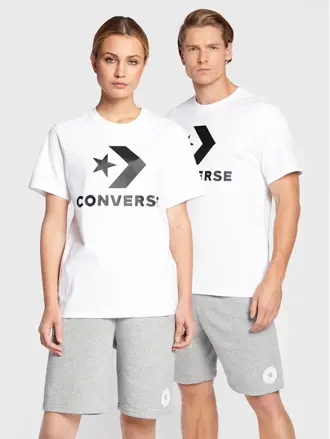  Unisex CONVERSE tričko BIELE
