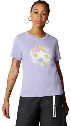 Dámské tričko Converse Flower fialová