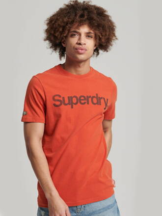Pánske tričko oranžové SUPERDRY