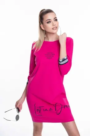 Mayo Chix Štrasové šaty Monteverdi pink