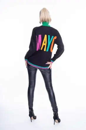 Mayo CHix sveter PADULLE čierny