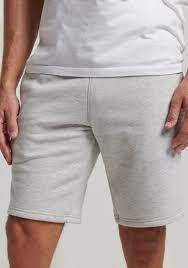 SUPERDRY krátke nohavice sivé Grey Marl
