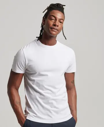 Superdry pánske  VINTAGE LOGO EMB TEE tričko biele