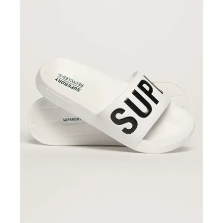 Superdry damske šlapky biele