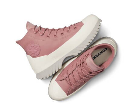 CONVERSE tenisky kožené ružové