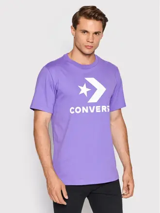 CONVERSE pánske tričko fialové