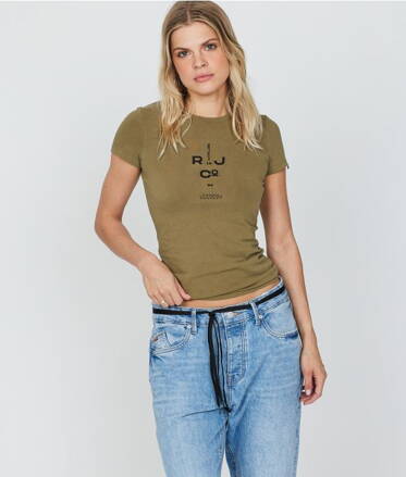RETRO dámske tričko EILEEN khaki