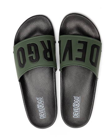 Pánske šľapky CARAVEL Devergo khaki