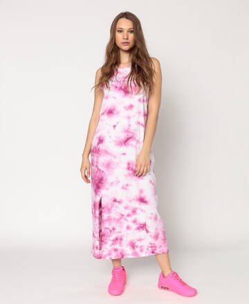 Dámske šaty Devergo batikové ružové