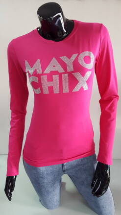 Dámske tričko dlhý rukáv LIGHT Mayo Chix pink