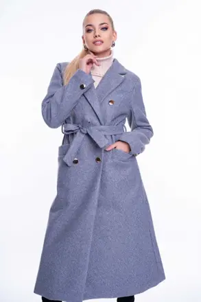 MAYO CHIX elegantný kabát Antico sivý