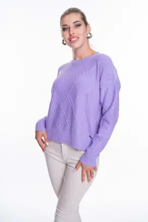 MAYO CHIX pulover Roby fialový