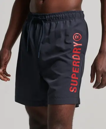 Superdry pánske plavky tmavomodré