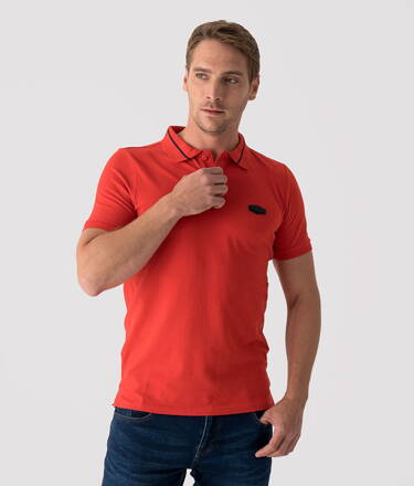 Pánske tričko MEMO red RETRO Jeans