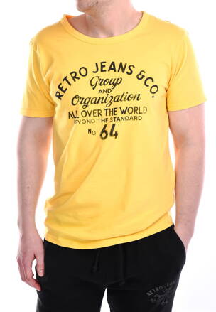 Pánske tričko ROSENBLATT yellow RETRO Jeans
