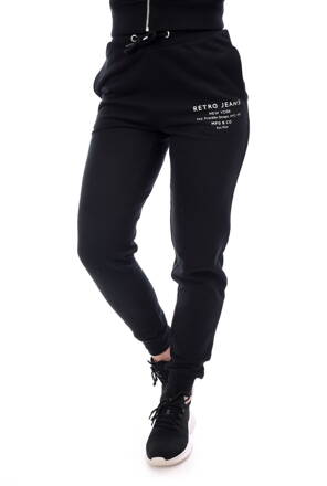 Dámske tepláky GERANIUM pants black RETRO Jeans