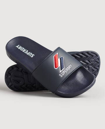 Pánske šlapky Core Pool Sliders Navy SUPERDRY