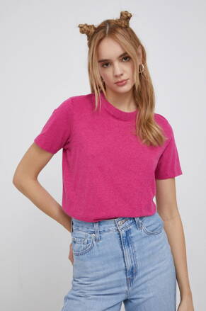 Dámske tričko Vintage Logo Emb Tee SUPERDRY pink
