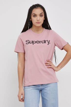 Dámske tričko SUPERDRY ružové
