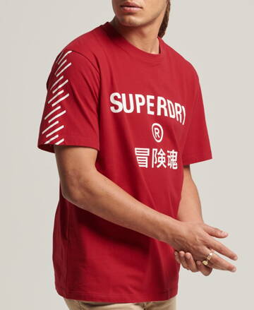 Pánske tričko risk red SUPERDRY 
